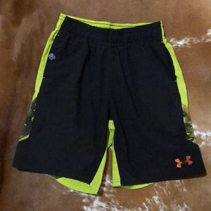 under armour boys basketball shorts